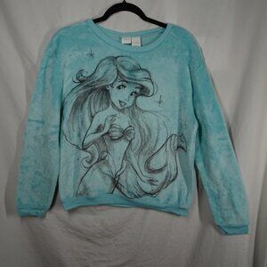 Disney Little Mermaid Youth Girl Sweatshirt Sweater Size M (7-9)